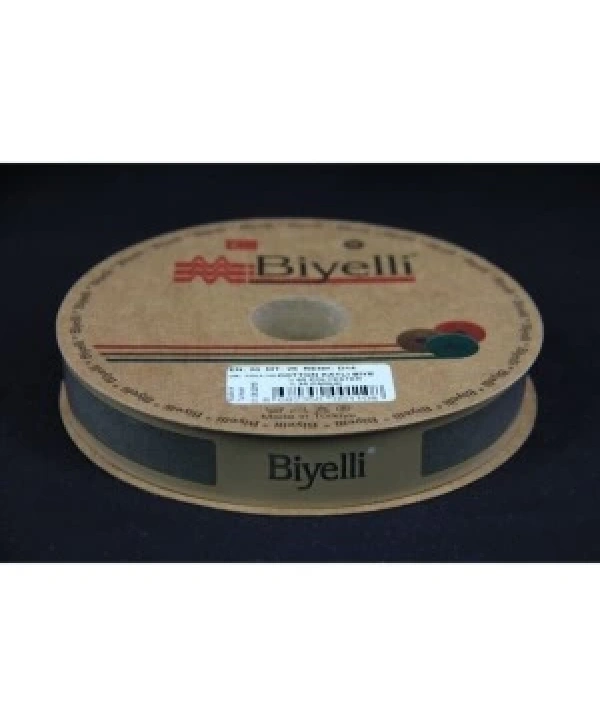 Biye Koton Katlı D14 Asker Yeşili 2 Cm 25 Metre %65 Koton %35 Polyester