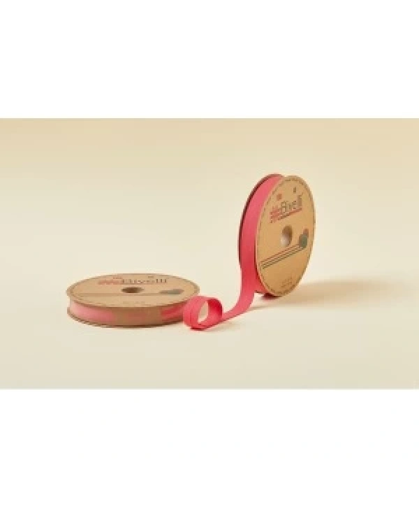 Biye Koton Katlı D33 Koyu Kırmızı 2 Cm 25 Metre %65 Koton %35 Polyester