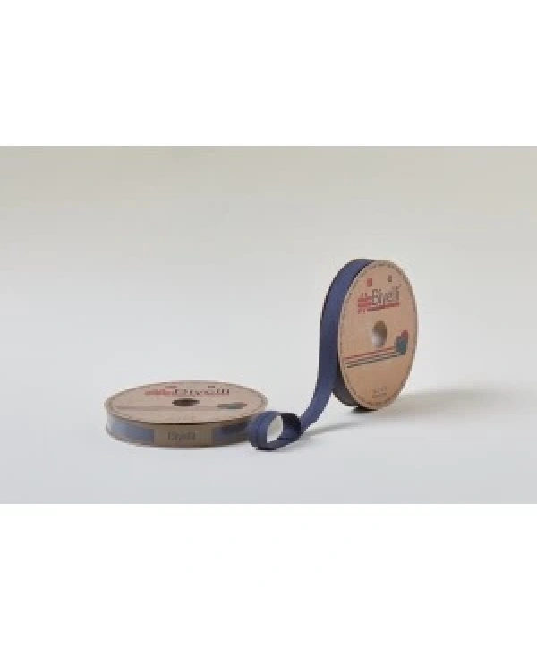 Biye Koton Katlı D39 Lacivert 2 Cm 25 Metre %65 Koton %35 Polyester