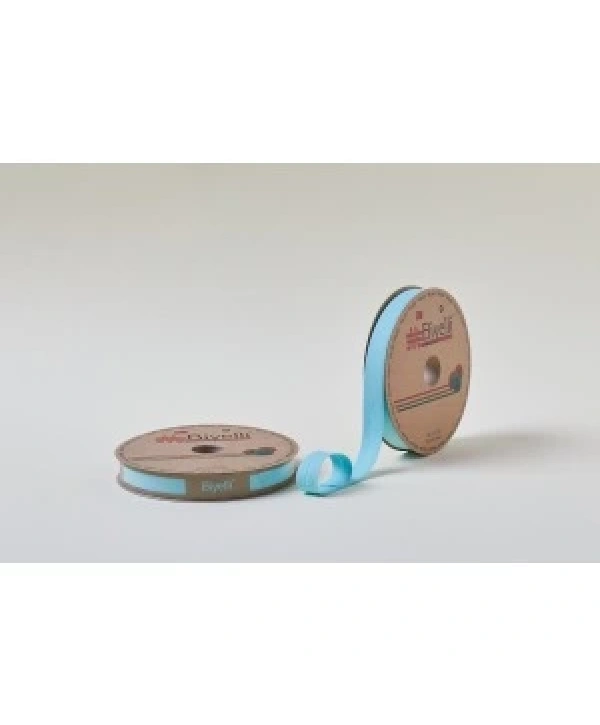 Biye Koton Katlı D49 Açık Turkuaz 2 Cm 25 Metre %65 Koton %35 Polyester