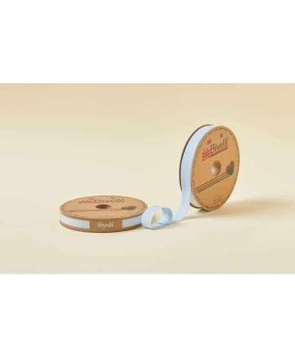 Biye Koton Katlı D53 Mavi 2 Cm 25 Metre %65 Koton %35 Polyester