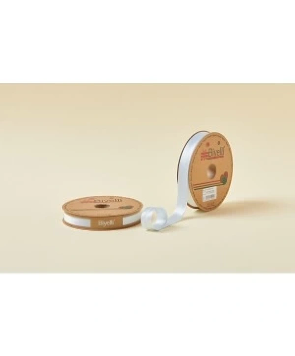 Biye Saten Katlı 003 Açık Mavi 2 Cm 25 Metre %100 Polyester