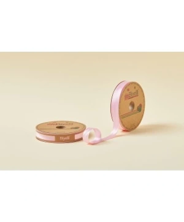 Biye Saten Katlı 007 Pembe 2 Cm 25 Metre %100 Polyester