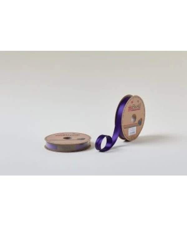 Biye Saten Katlı 019 Koyu Mor 2 Cm 25 Metre %100 Polyester