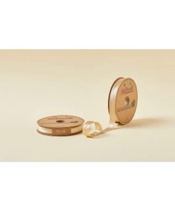 Biye Saten Katlı 067 Bej 2 Cm 25 Metre %100 Polyester