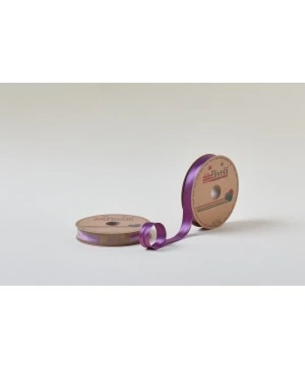 Biye Saten Katlı 083 Mürdüm 2 Cm 25 Metre %100 Polyester