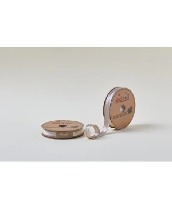 Biye Saten Katlı 089 Açık Taş 2 Cm 25 Metre %100 Polyester