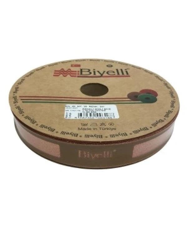 Biye Simli Katlı 301 2 Cm 25 Metre %50 Simli % 50 Polyester