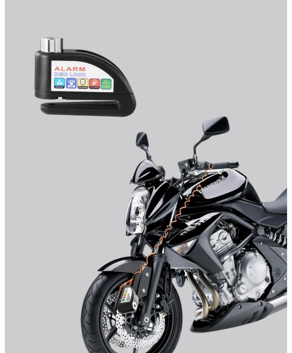 Bluetooth 5.4 İntercom ve Alarmlı Disk Kilidi Seti Güçlü Ses ve Güvenlik