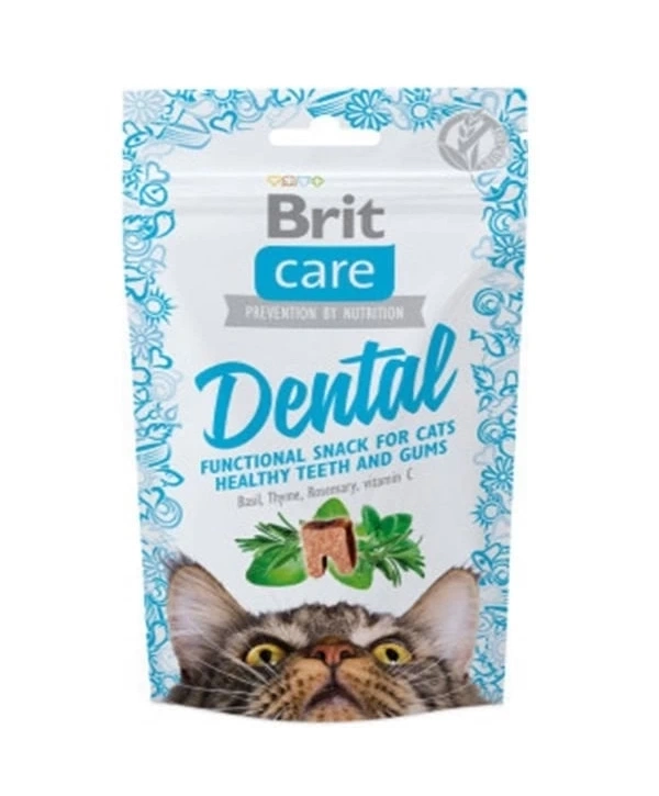 Brit Care Dental Hindili Kedi Bisküvisi 50 Gr