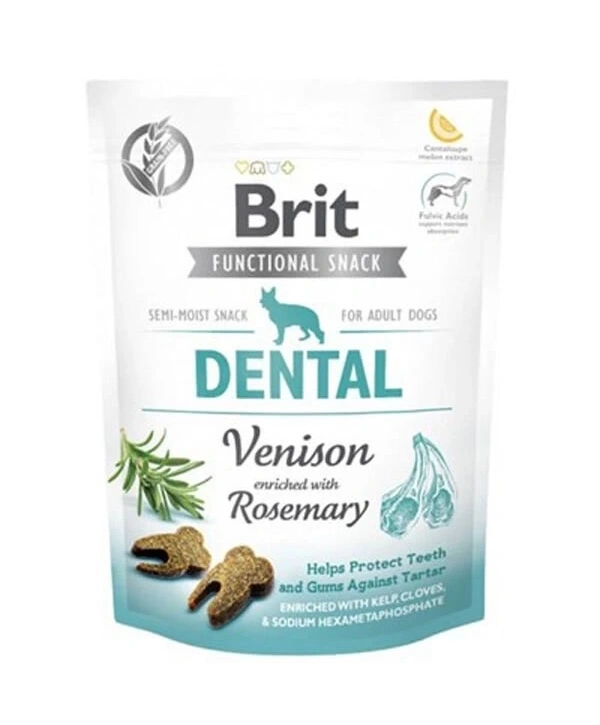 Brit Dental Biberiye Geyik Etli Köpek Ödül 150 Gr