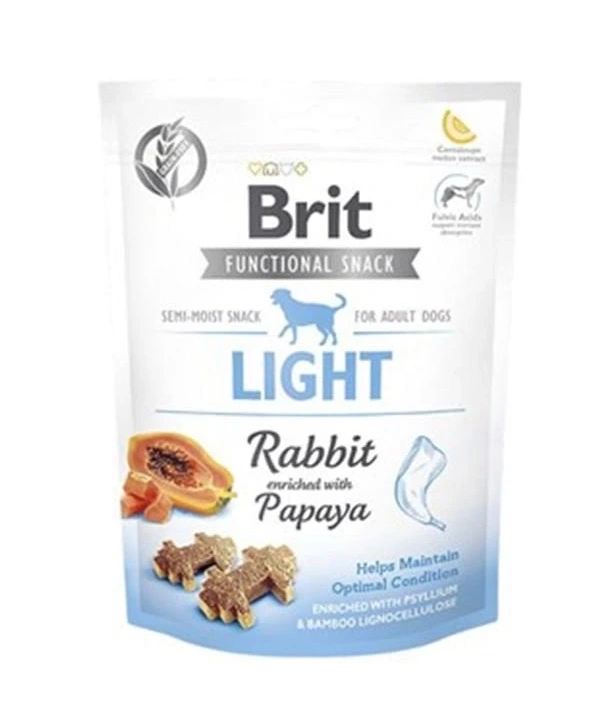 Brit Light Kilo Kontrolü Sağlayan Tavşanlı Köpek Ödül Maması 150 Gr