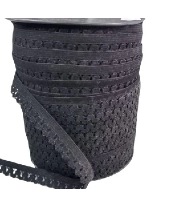 Çamaşır Askısı Şerit En 1 Cm Siyah 1 Metre