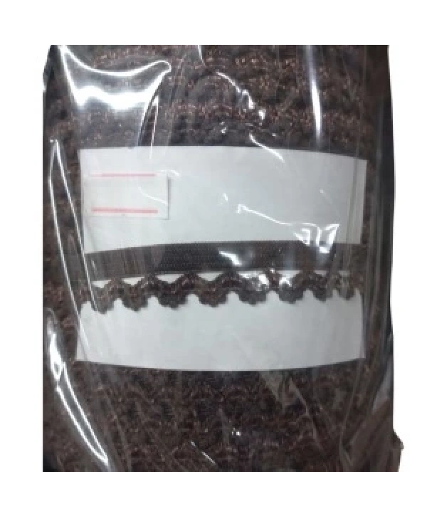 Çamaşır Lastiği Dantelli 1 Cm 1 Metre Kahverengi