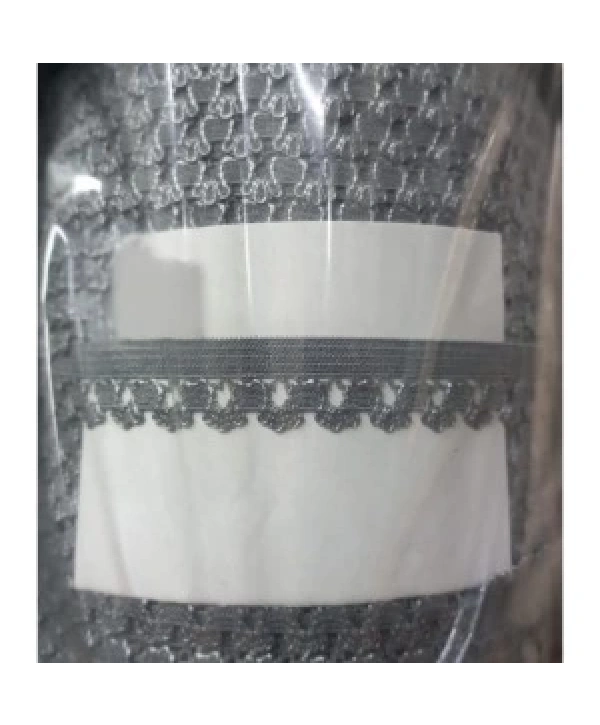 Çamaşır Lastiği Dantelli 1 Cm 75 Metre 1 Top Gri