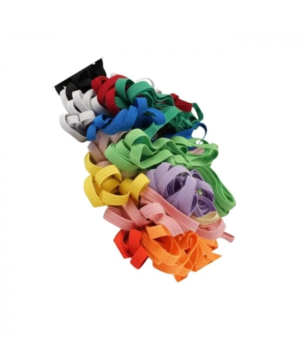 Çamaşır Lastiği Düz 1 Cm  1 Metre Açık Mor