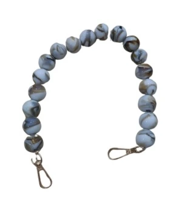 Çanta Askısı 40 Cm Akrilik Yuvarlak Beyaz