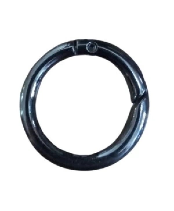 Çanta Halkası Yuvarlak 3 Cm Siyah