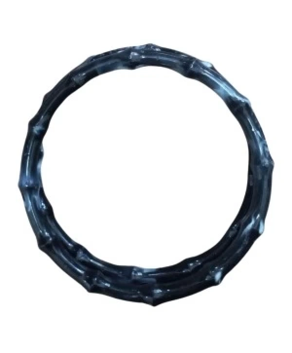 Çanta Sapı Akrilik Yuvarlak Siyah