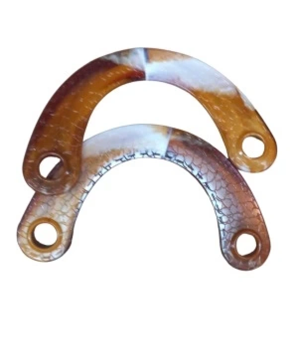 Çanta Sapı Ay Model Kahverengi-beyaz 20 Cm