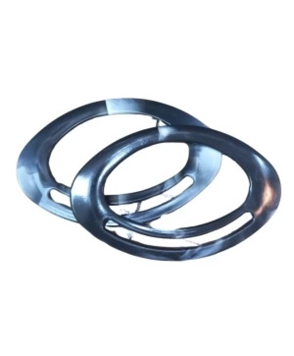 Çanta Sapı Yuvarlak Siyah Beyaz 18 Cm