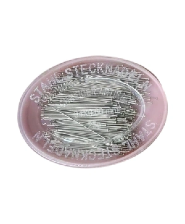 Çelik İğne Pembe Oval Kutuda 25 Gr