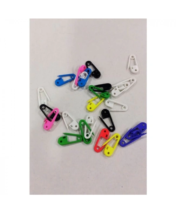 Çengelli İğne Plastik Renkli 10 Adet 2 Cm