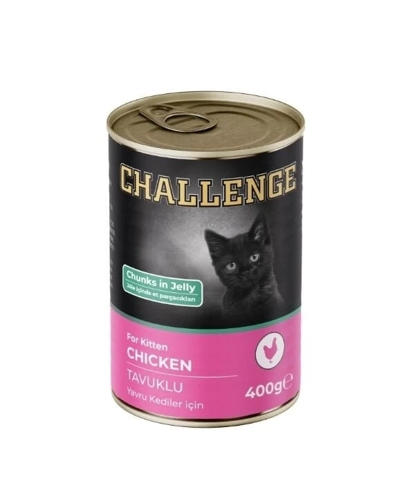 Challenge Tavuklu Yavru Konserve Kedi Maması 400 Gr