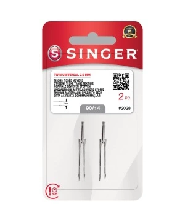 Çift İğne 2mm. (2li Blister/14 No.)