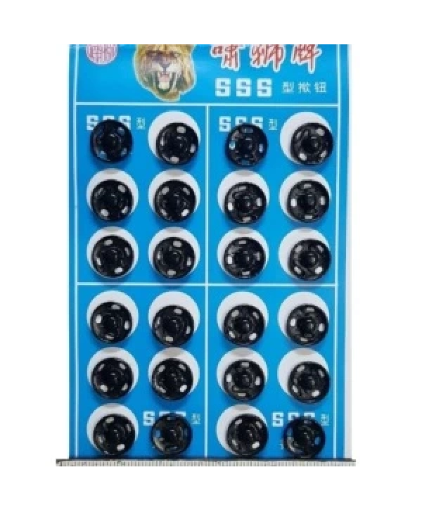 Çıt Çıt Model 2 Numara Siyah 24lü