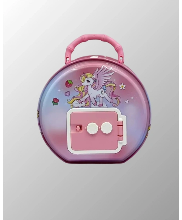 Çocuk Para Kasası Anahtarlı Güvenli Tasarruf Kutusu