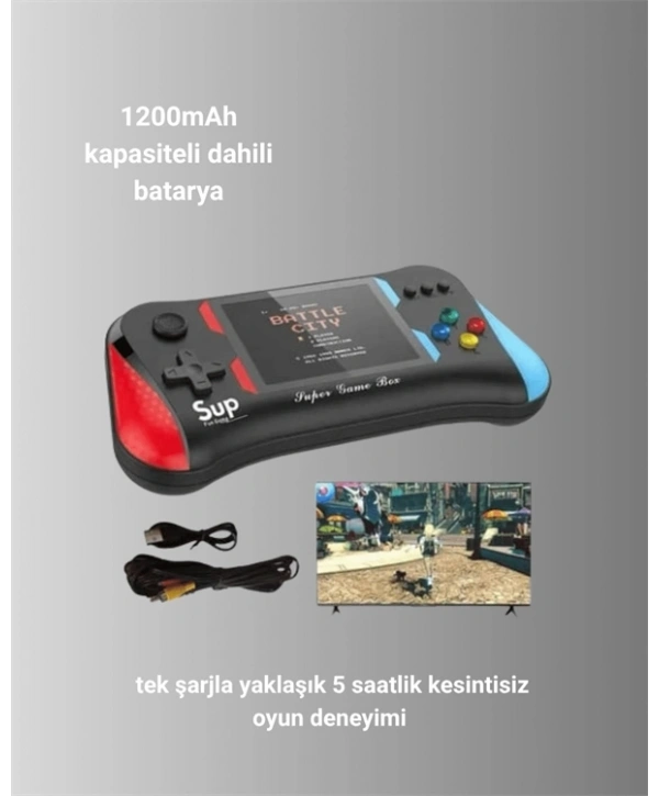 Çocukluğunuzun Oyunları Tek Cihazda – 500 Oyunlu El Konsolu