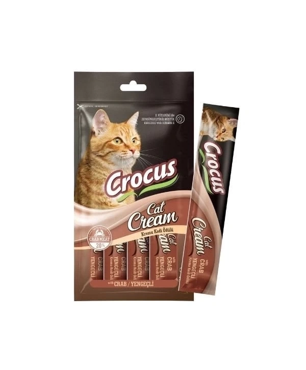 Crocus Yengeçli Sıvı Kedi Ödül Maması 15 Gr 4 Adet