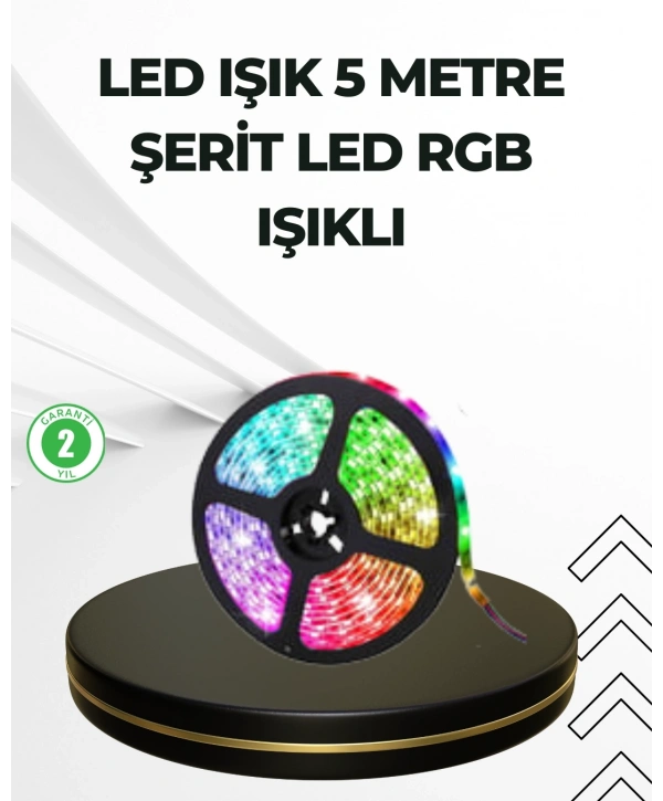 Dekoratif Kumandalı Şerit LED 5 Metre