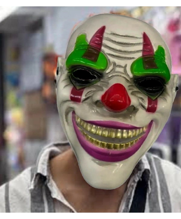 Delirten Gülüş Psikopat Palyaço Temalı Joker Maskesi (5047)