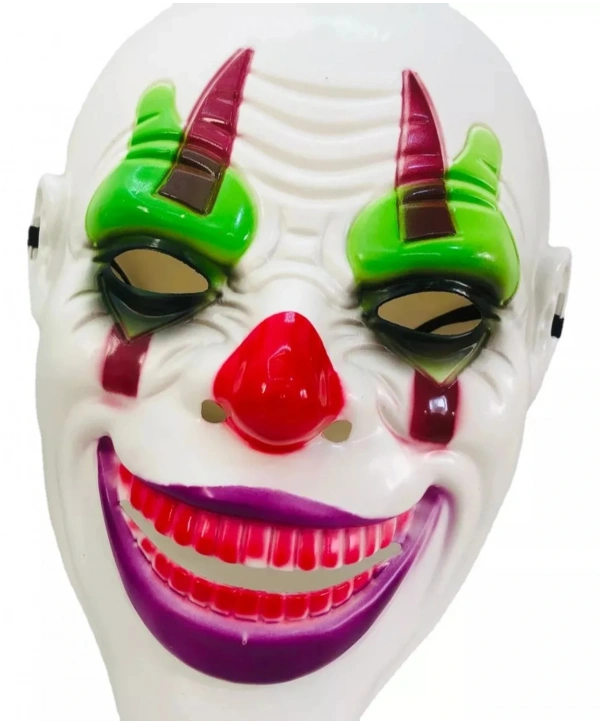 Delirten Gülüş Psikopat Palyaço Temalı Joker Maskesi (5047)