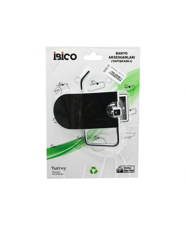 DİL KAPAKLI  METAL  WC KAĞITLIK   YAPIŞKANLI MONTAJ  BNY-503D (5047)