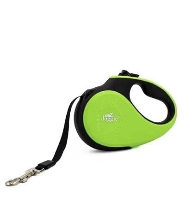 Doggie Soft Otomatik Köpek Uzatma Tasması Large Yeşil 50 Kg 5 Mt