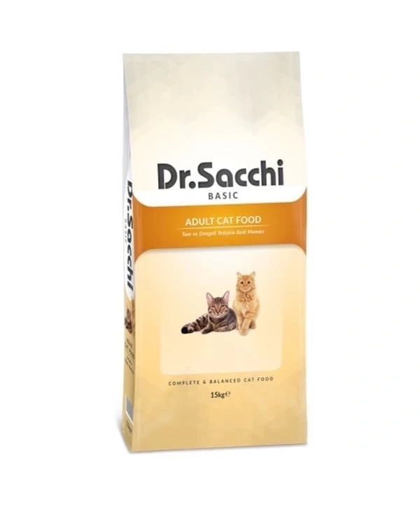Dr.Sacchi Basic Chicken Tavuklu Yetişkin Kedi Maması 15 Kg