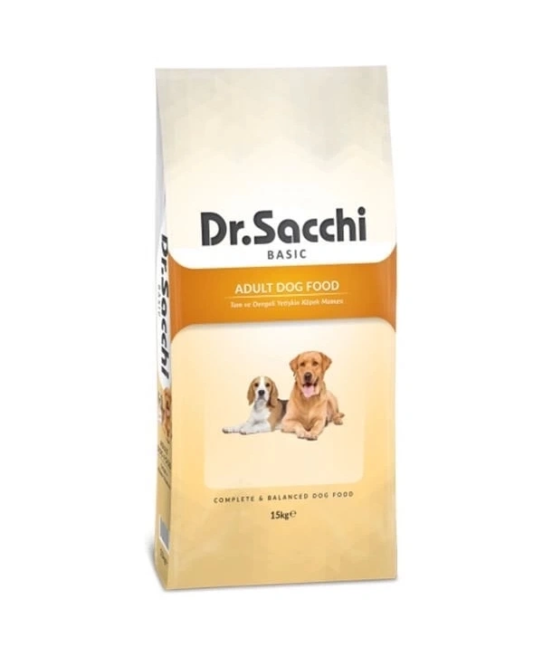Dr.Sacchi Basic Chicken Tavuklu Yetişkin Köpek Maması 15 Kg