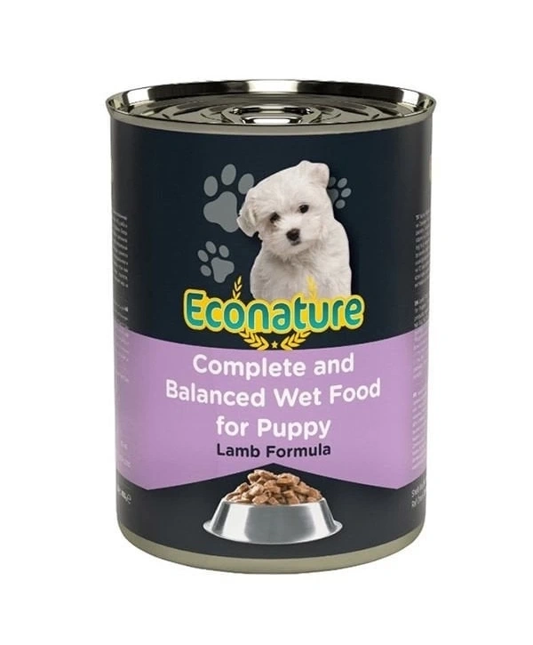 Econature Kuzu Etli Yavru Köpek Konservesi 400 Gr