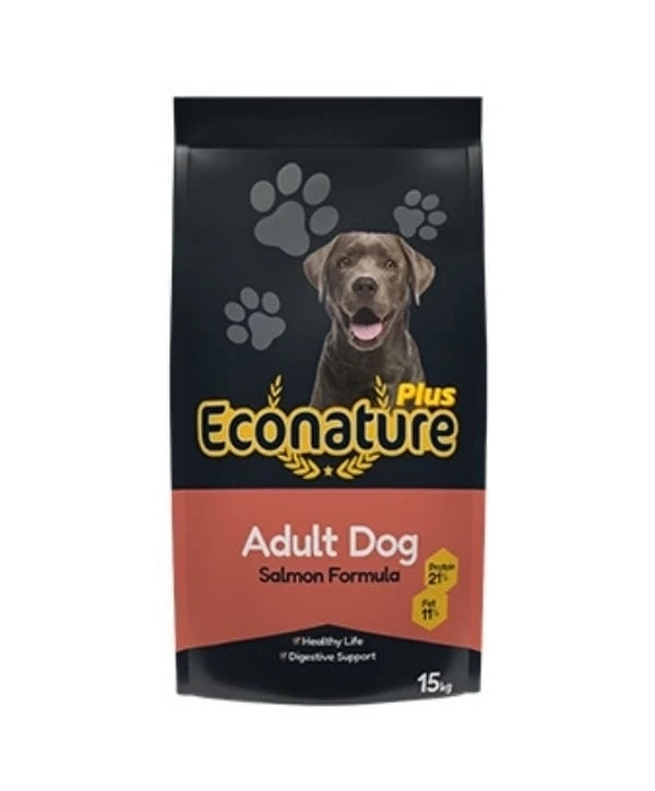 Econature Plus Somonlu Yetişkin Köpek Maması 15 Kg