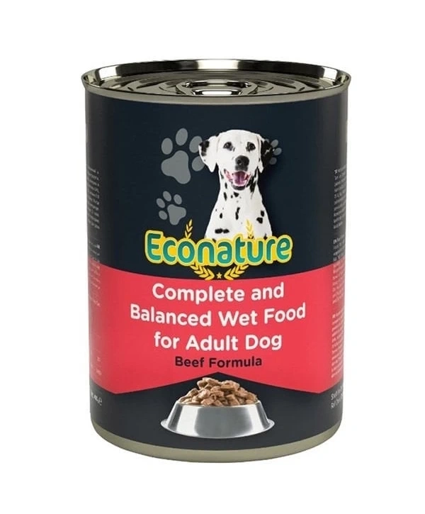 Econature Sığır Etli Yetişkin Köpek Konservesi 400 Gr
