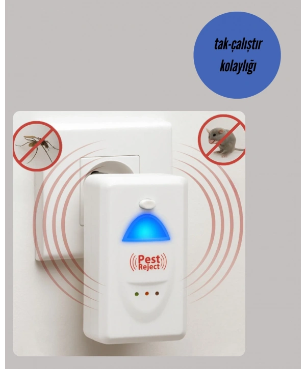 Elektrikli Böcek ve Fare Kovucu Prizden Çalışan