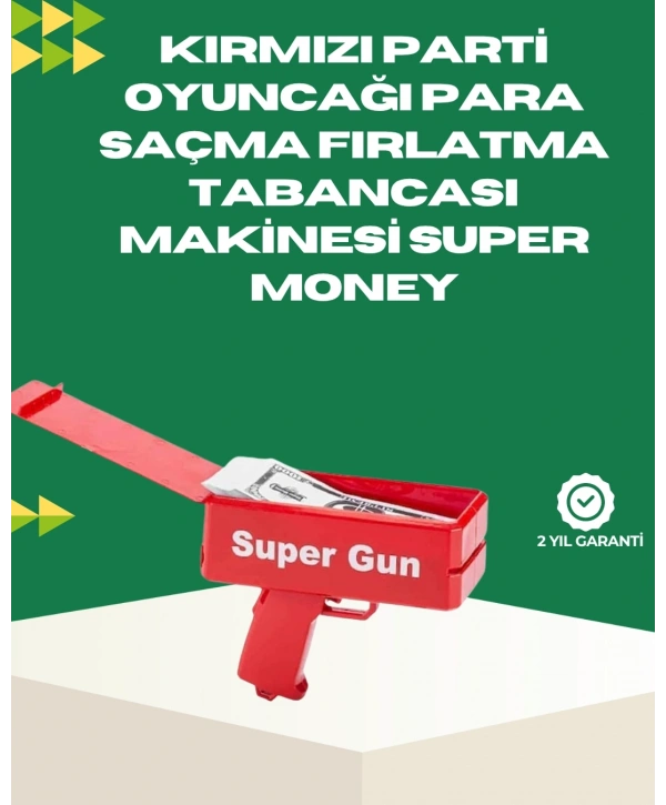 Elektrikli Money Gun Oyuncak Parti Tabancası