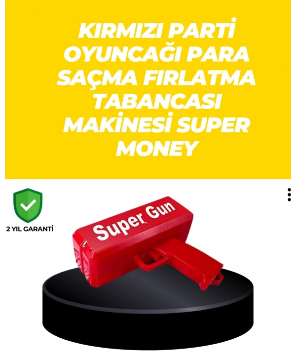 Elektrikli Parti Oyuncağı – Para Atan Tabanca