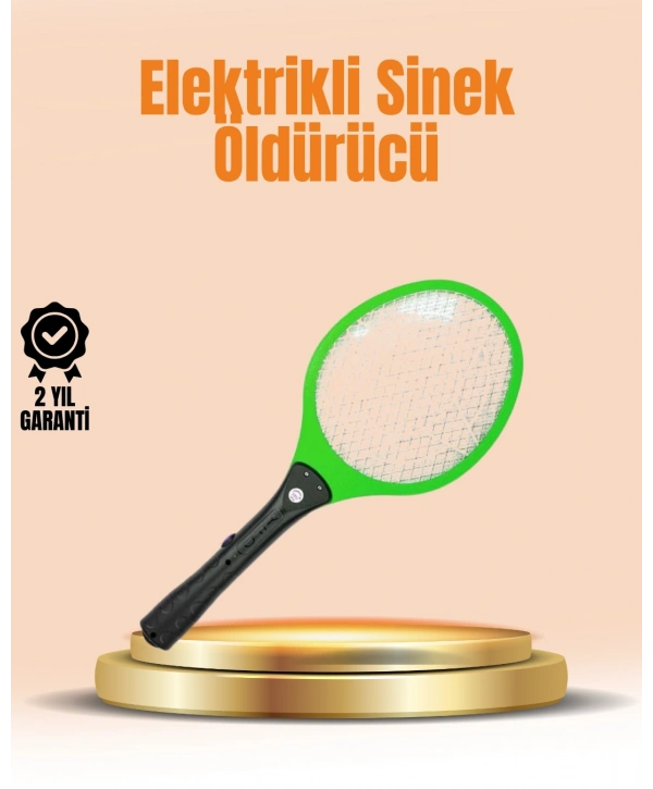 Elektrikli Sinek Raketi | Yüksek Voltajlı, Güvenli ve Taşınabilir
