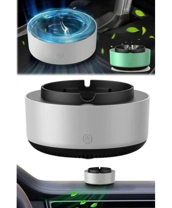 Elektronik Akıllı Küllük Hava Temizleyici Kokusuz Kül Tablası Anti-Duman