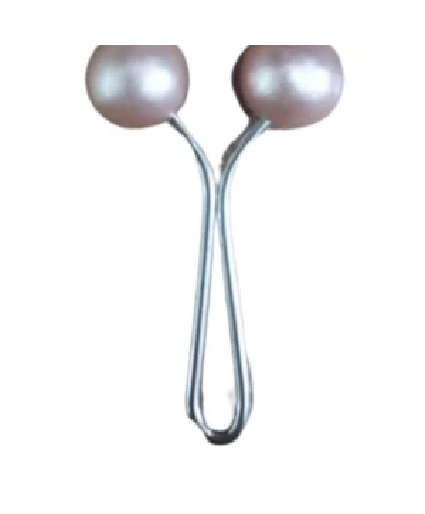 Eşarp Klipsi Top Model Düz Somon 1 Adet