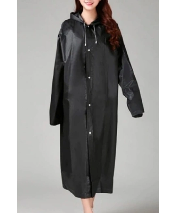 EVA SİYAH PARDESÜ YAĞMURLUK (5047)